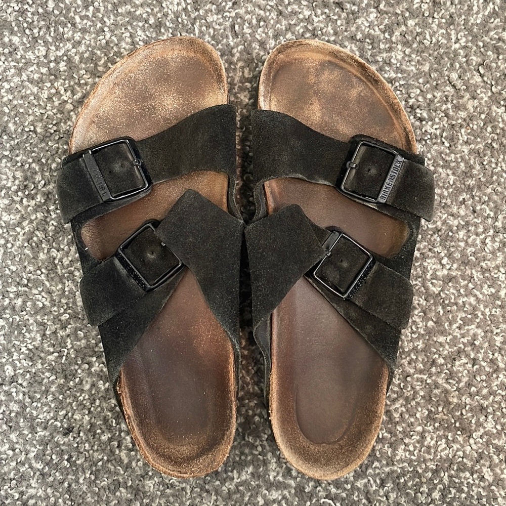 Black Suede Birkenstocks